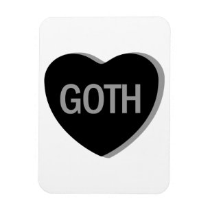 Magnet Flexible Coeur de bonbons - Goth