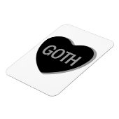 Magnet Flexible Coeur de bonbons - Goth (Côté Gauche)