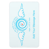 Magnet Flexible Coeur de calme dans une tempête (Vertical)