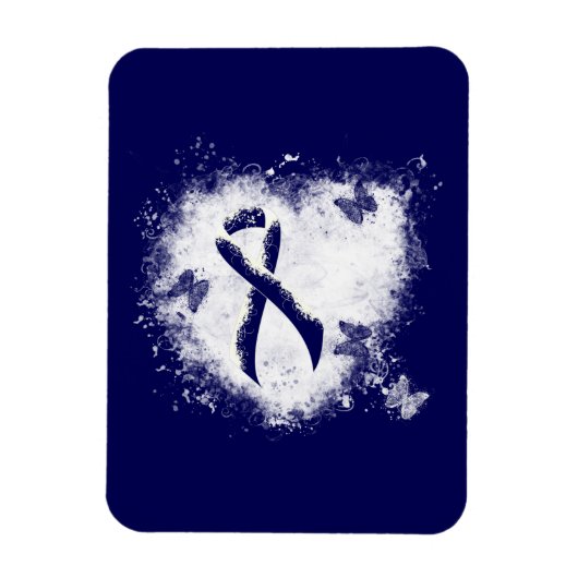 Magnet Flexible Coeur de gravité bleu foncé (Vertical)