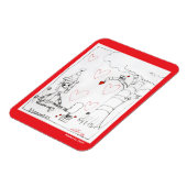 Magnet Flexible Coeur de Marcenivo - KidsArt pour CHOC (Côté Gauche)