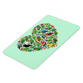 Magnet Flexible Coeur de perroquet (Côté Gauche)