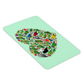 Magnet Flexible Coeur de perroquet (Côté Droit)