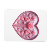 Magnet Flexible Coeur De Rose (Horizontal)
