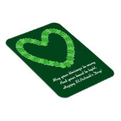 Magnet Flexible Coeur De Shamrock (Côté Droit)