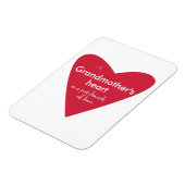 Magnet Flexible Coeur d'une grand-mère (Côté Gauche)
