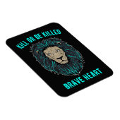 Magnet Flexible Coeur Lion brave (Côté Droit)