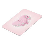 Magnet Flexible Cœur rose de la Saint-Valentin (Côté Gauche)