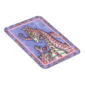 MAGNET FLEXIBLE COEUR SUR UNE CHAÎNE DRAGON ROSE VALENTINE, IMAGIN (Côté Droit)