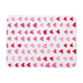 Magnet Flexible Coeurs aquarelle (Horizontal)
