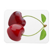 Magnet Flexible Coeurs cerise (Horizontal)