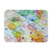 Magnet Flexible Coeurs communautaires Art Inspirational Fridge Mag (Horizontal)