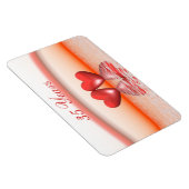 Magnet Flexible Coeurs coralliens du 35e anniversaire (Côté Droit)