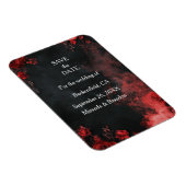 Magnet Flexible Coeurs dans le sable destination plage table de ma (Côté Droit)