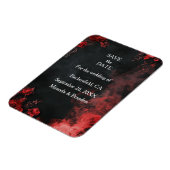 Magnet Flexible Coeurs dans le sable destination plage table de ma (Côté Gauche)