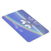 Magnet Flexible Coeurs d'argent du 25e anniversaire (Côté Droit)