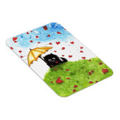 Magnet Flexible Coeurs De Chat Parapluie Par Bihrle (Côté Droit)