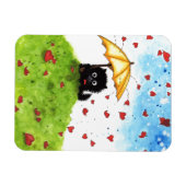 Magnet Flexible Coeurs De Chat Parapluie Par Bihrle (Horizontal)