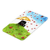 Magnet Flexible Coeurs De Chat Parapluie Par Bihrle (Côté Gauche)