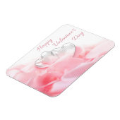 Magnet Flexible Coeurs de verre romantique Heureuse Sainte-Valenti (Côté Gauche)