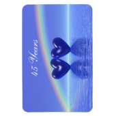 Magnet Flexible Coeurs saphirs du 45e anniversaire (Vertical)