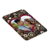 Magnet Flexible Coeurs Steampunk personnalisés Saint Valentin (Côté Droit)