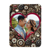 Coeurs Steampunk personnalisés Saint Valentin
