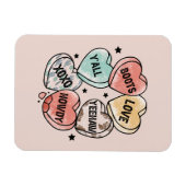 Magnet Flexible Coeurs thématiques Cowboy Cowgirl (Horizontal)