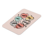 Magnet Flexible Coeurs thématiques Cowboy Cowgirl (Côté Gauche)