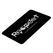 Magnet Flexible Coexister avec le respect - Paix et la tolérance (Côté Gauche)