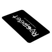 Magnet Flexible Coexister avec le respect - Paix et la tolérance (Côté Droit)