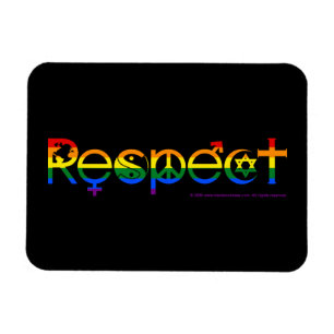 Magnet Flexible Coexister dans le Respect Fierté Gay