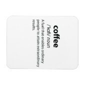 Magnet Flexible Coffee Funny Dictionnaire Définition (Horizontal)