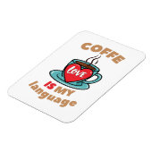 Magnet Flexible Coffee is my love language (Côté Gauche)