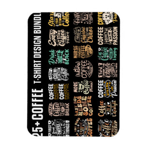 Magnet Flexible Coffee T Shirt design bundle