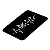 Magnet Flexible Coiffeuse - Ciseaux-Barres Comb Magne (Côté Gauche)