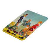 Magnet Flexible Coin Toss by Norman Rockwell (Côté Gauche)