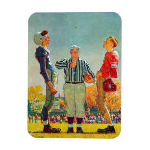 Magnet Flexible Coin Toss par Norman Rockwell