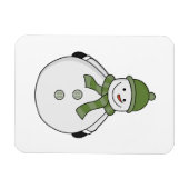 Magnet Flexible Cold snowman (Horizontal)