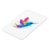 Magnet Flexible Colibri arc-en-ciel exotique (Côté Gauche)
