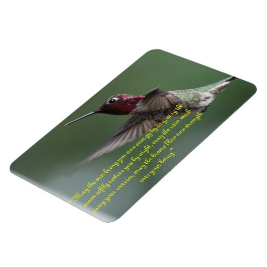 Magnet Flexible Colibri avec Apache qui dit (Côté Gauche)