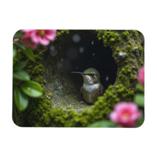 Magnet Flexible Colibri dans le nid