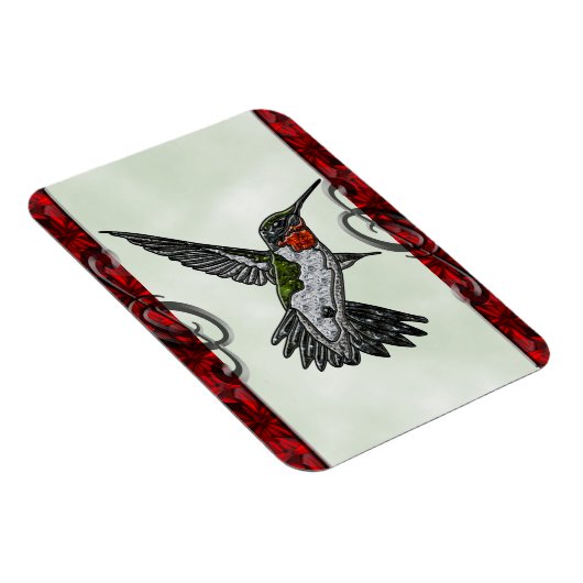 Magnet Flexible Colibri Ruby Throsé (Côté Droit)