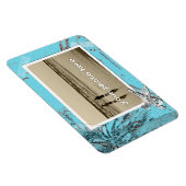 Magnet Flexible Collage Beachwalker Turquoise Photo personnalisée  (Côté Droit)