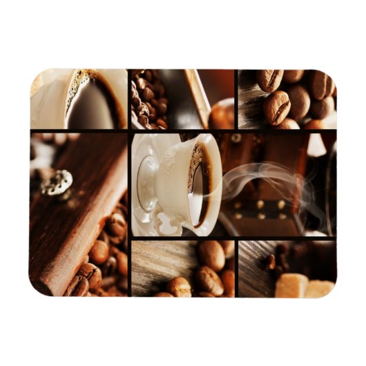 Magnet Flexible Collage de café (Horizontal)