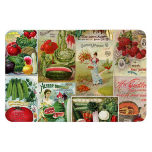 Magnet Flexible Collage de catalogue de fruit et de graine de