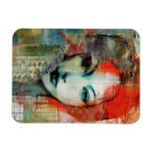 Magnet Flexible Collage de femmes médiatiques mixtes (Horizontal)