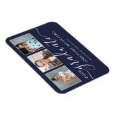 Magnet Flexible Collage de graduation photo moderne 2022 Navy Blue (Côté Droit)