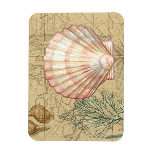 Magnet Flexible Collage de la carte côtière (Vertical)