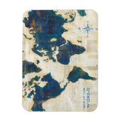 Magnet Flexible Collage de la carte du monde (Vertical)